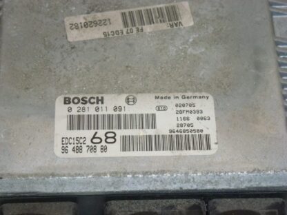 Steuergerät Bosch EDC15C2 0281011091 9648870880