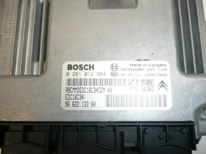 ECU Bosch EDC16C34 Citroën Peugeot 0281012984 9662213380