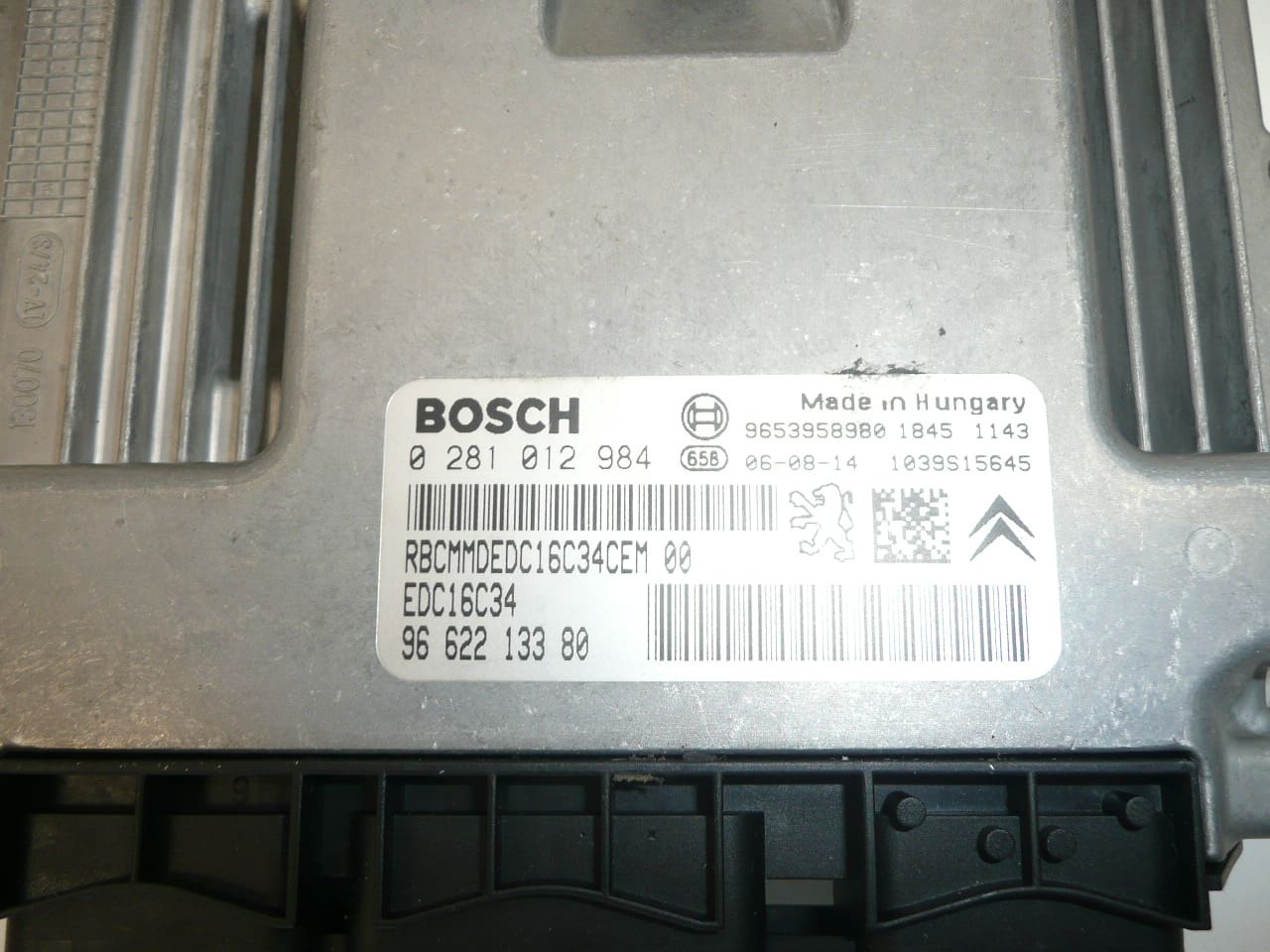 ECU Bosch EDC16C34 Citroën Peugeot 0281012984 9662213380 – Bild 2