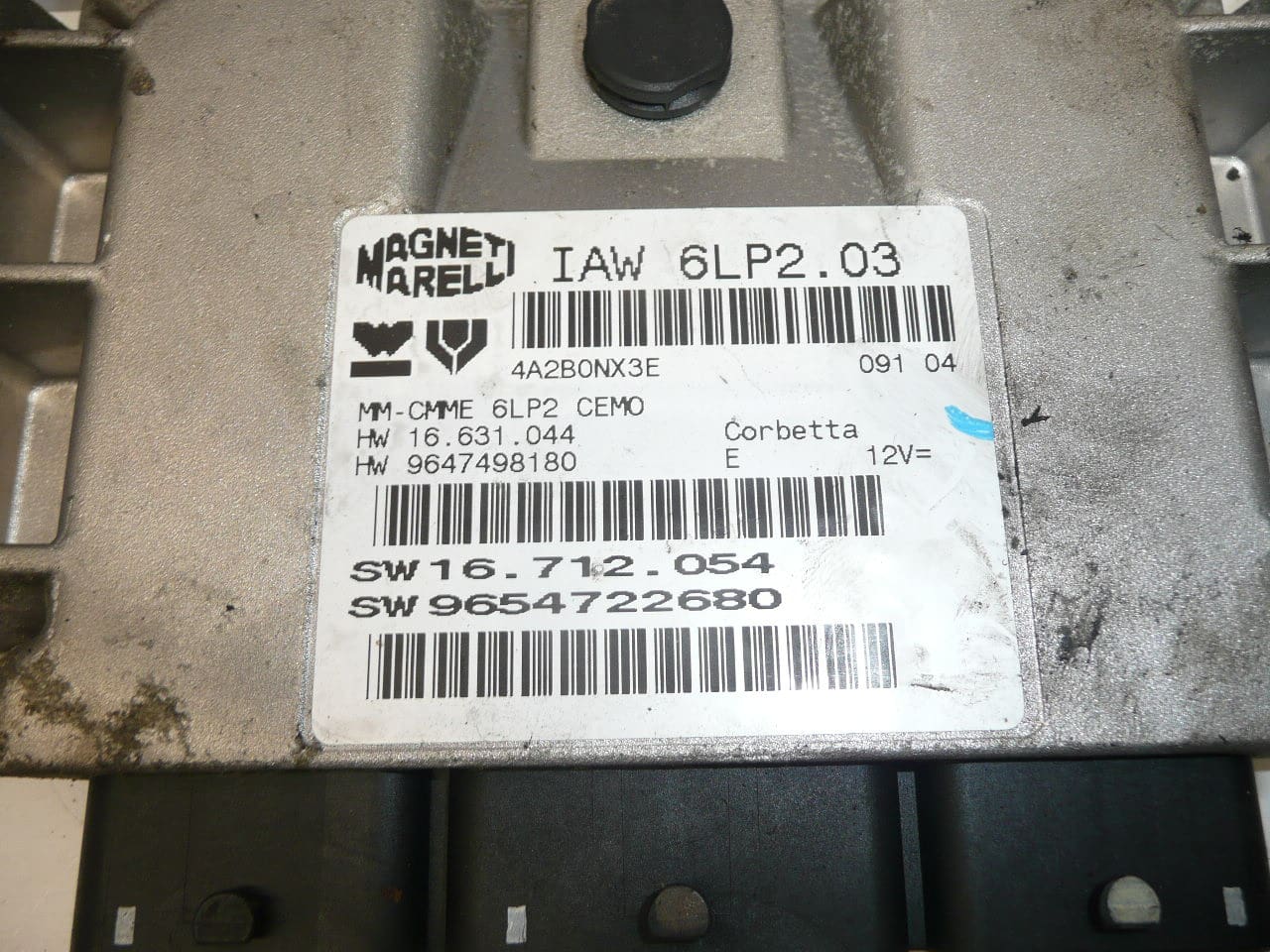 ECU IAW 6LP2.03 1.4 16V Citroën Peugeot 9654722680 – Bild 2