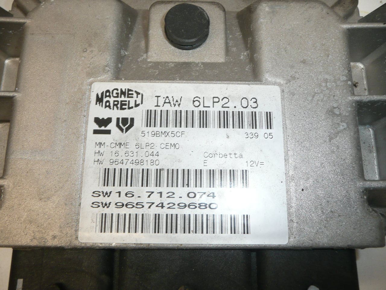 ECU IAW 6LP2.03 1.4 16V für Citroën Peugeot 9657429680 – Bild 2