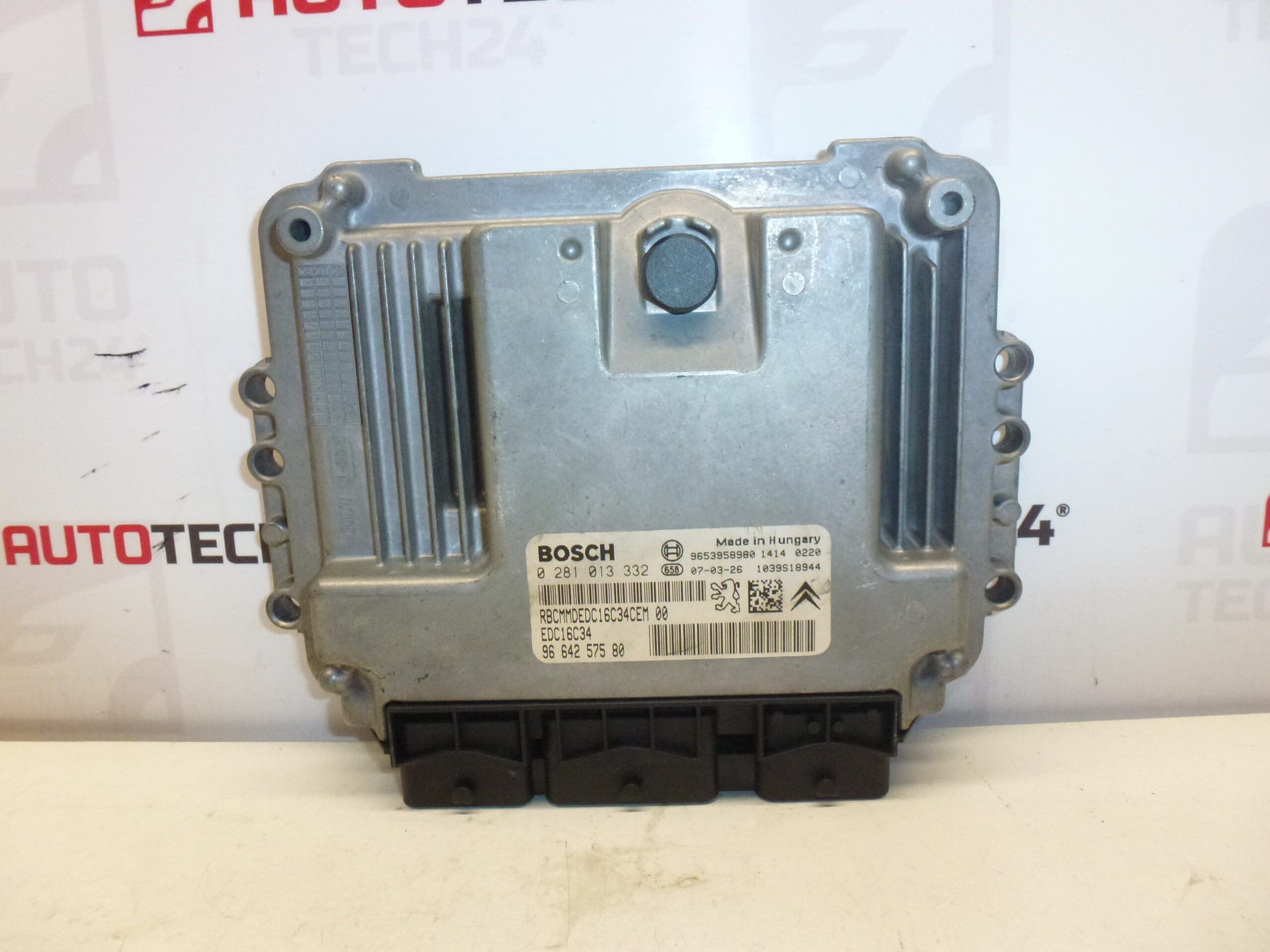 ECU VIRGIN Citroën Peugeot Bosch EDC16C34 0281013332 – Bild 2