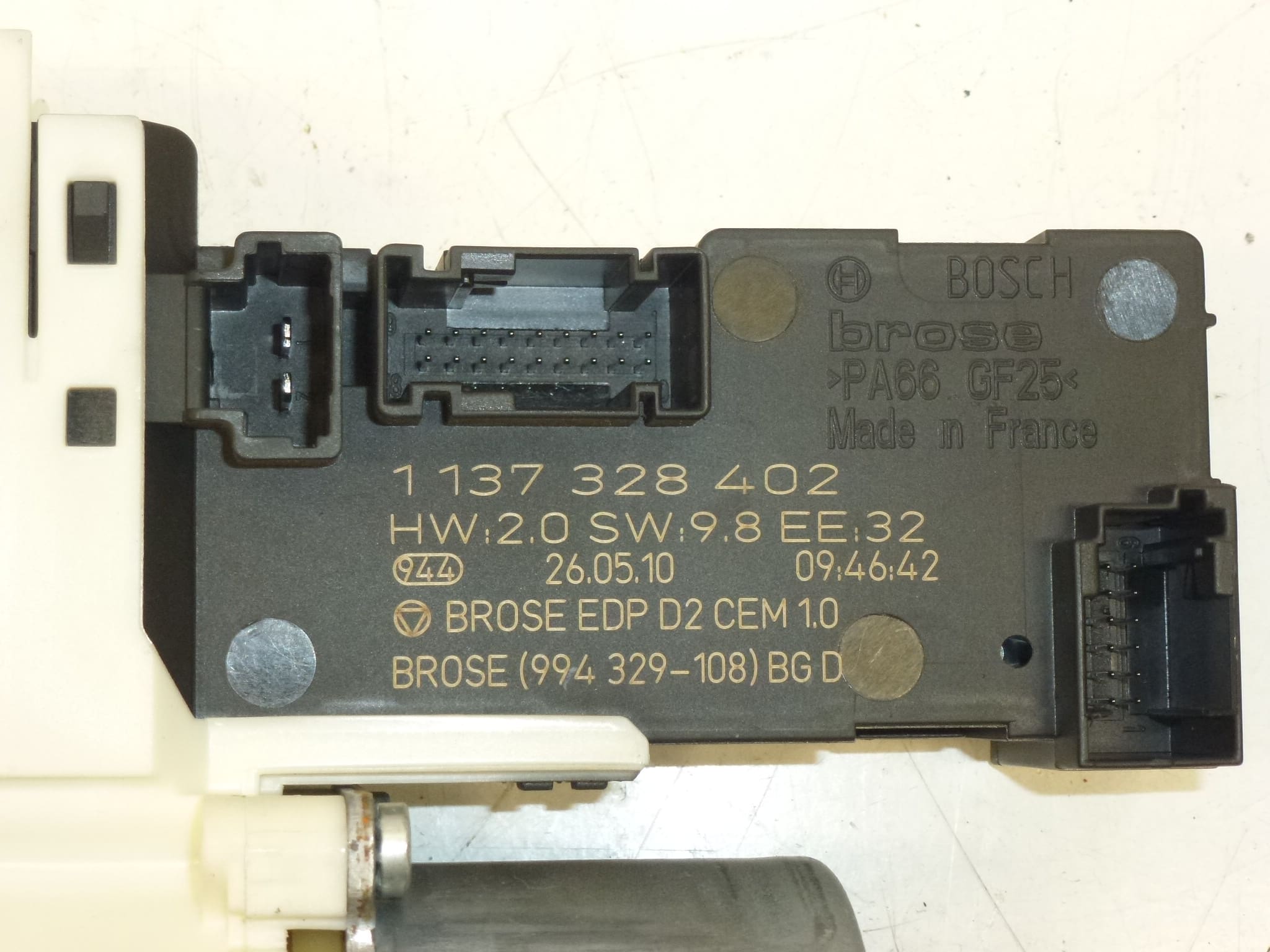 Fensterhebermotor Rechts Peugeot 407 9663036380 9222Y8 – Bild 2