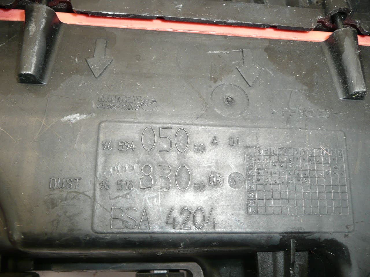 Filterkasten Citroën Peugeot 1.6 HDI 9659405080 9651883080 1420N9 – Bild 2