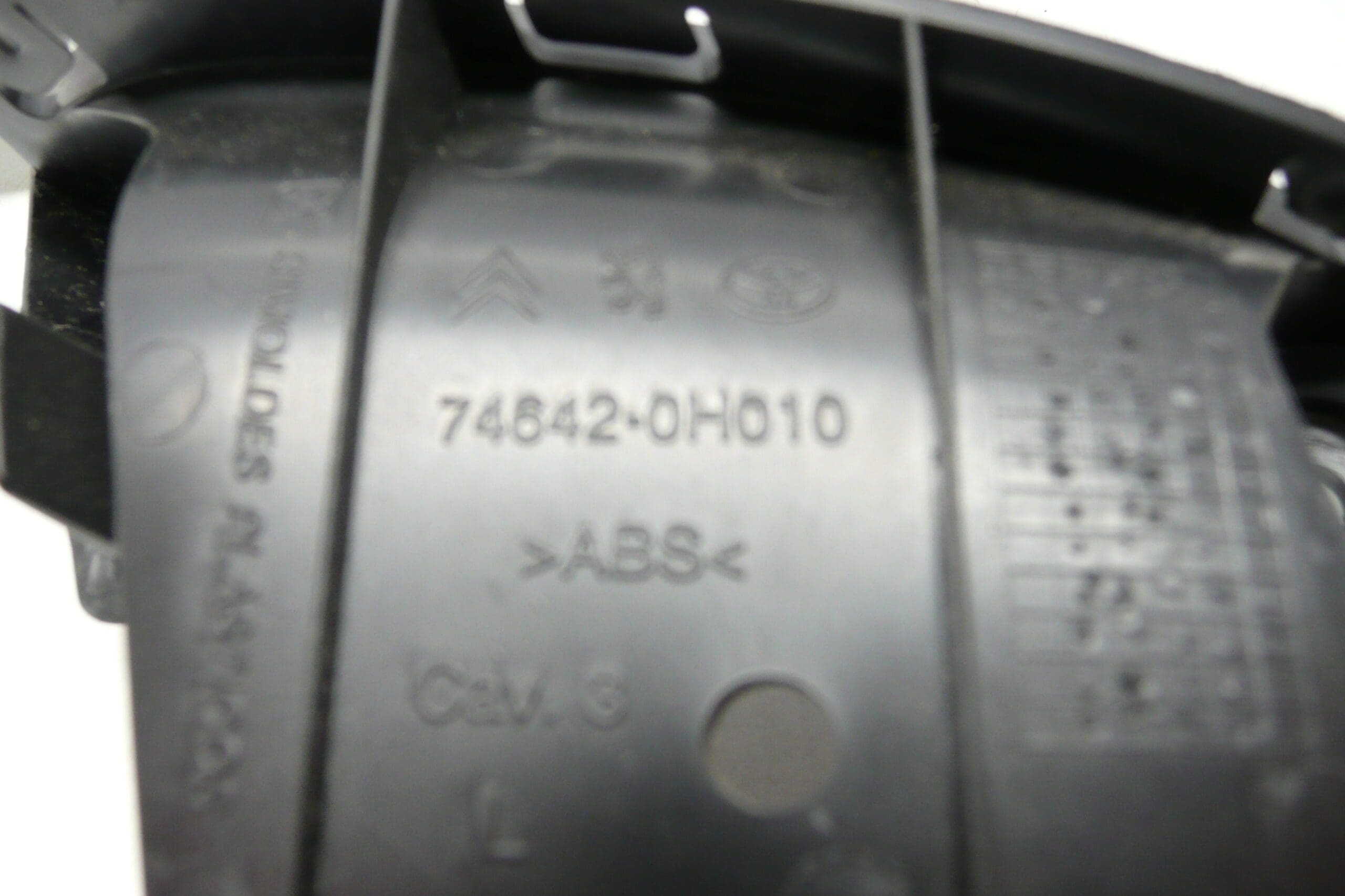 Innerer linker Türgriff Citroën C1 Peugeot 107 Weiß 74646-0H010 74642-0H010 – Bild 2