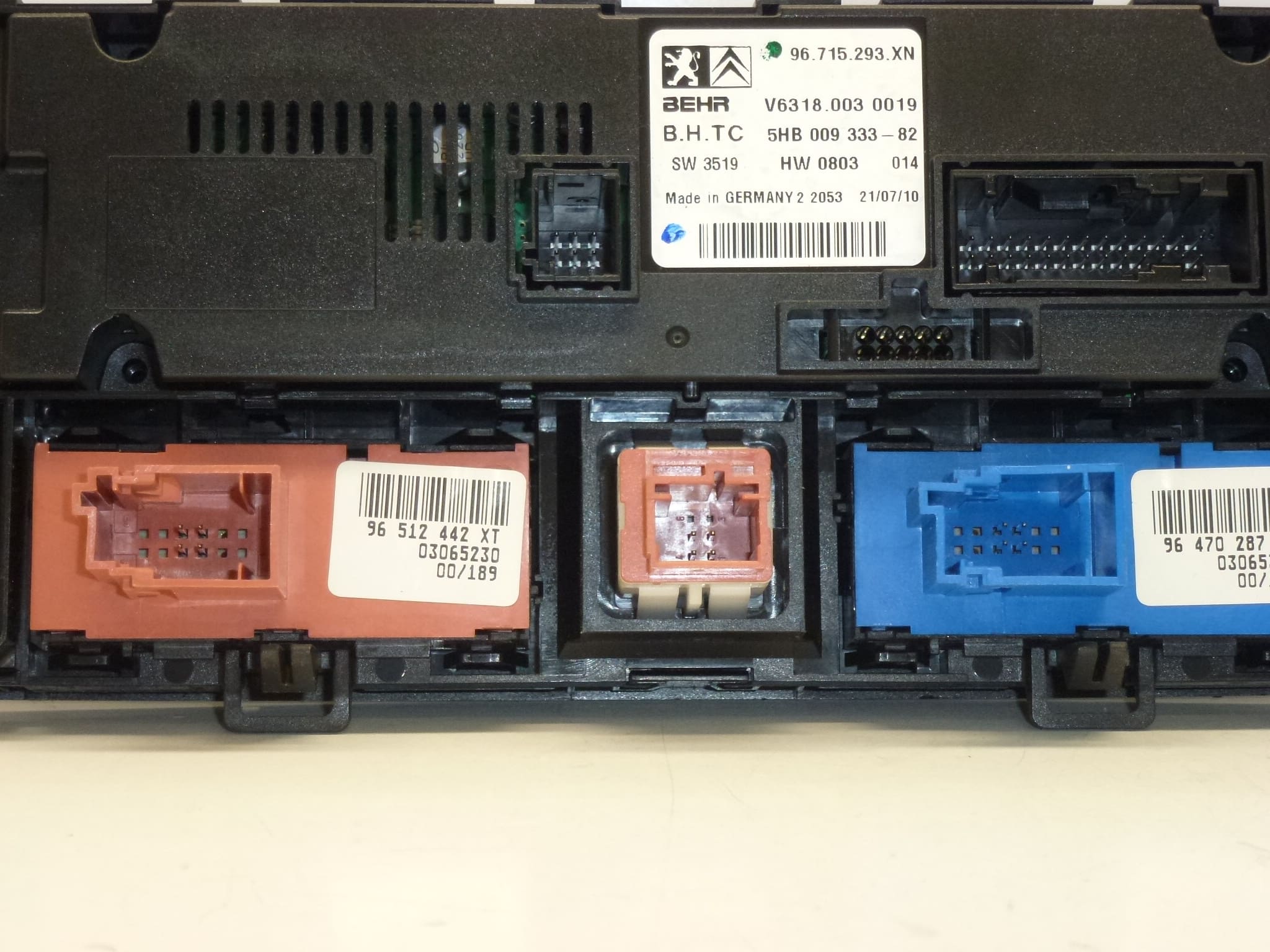 Klimaanlagen-Heizungssteuerung Peugeot 407 96715293XN 6452R6 – Bild 2
