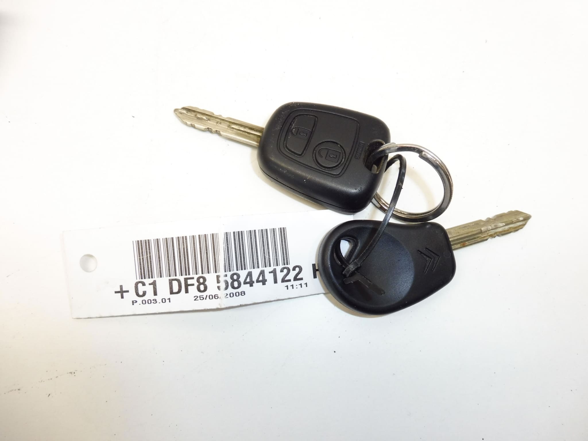 Zündschloss-Set mit 2 Schlüsseln für Citroën Xsara Picasso 4162HK – Bild 2