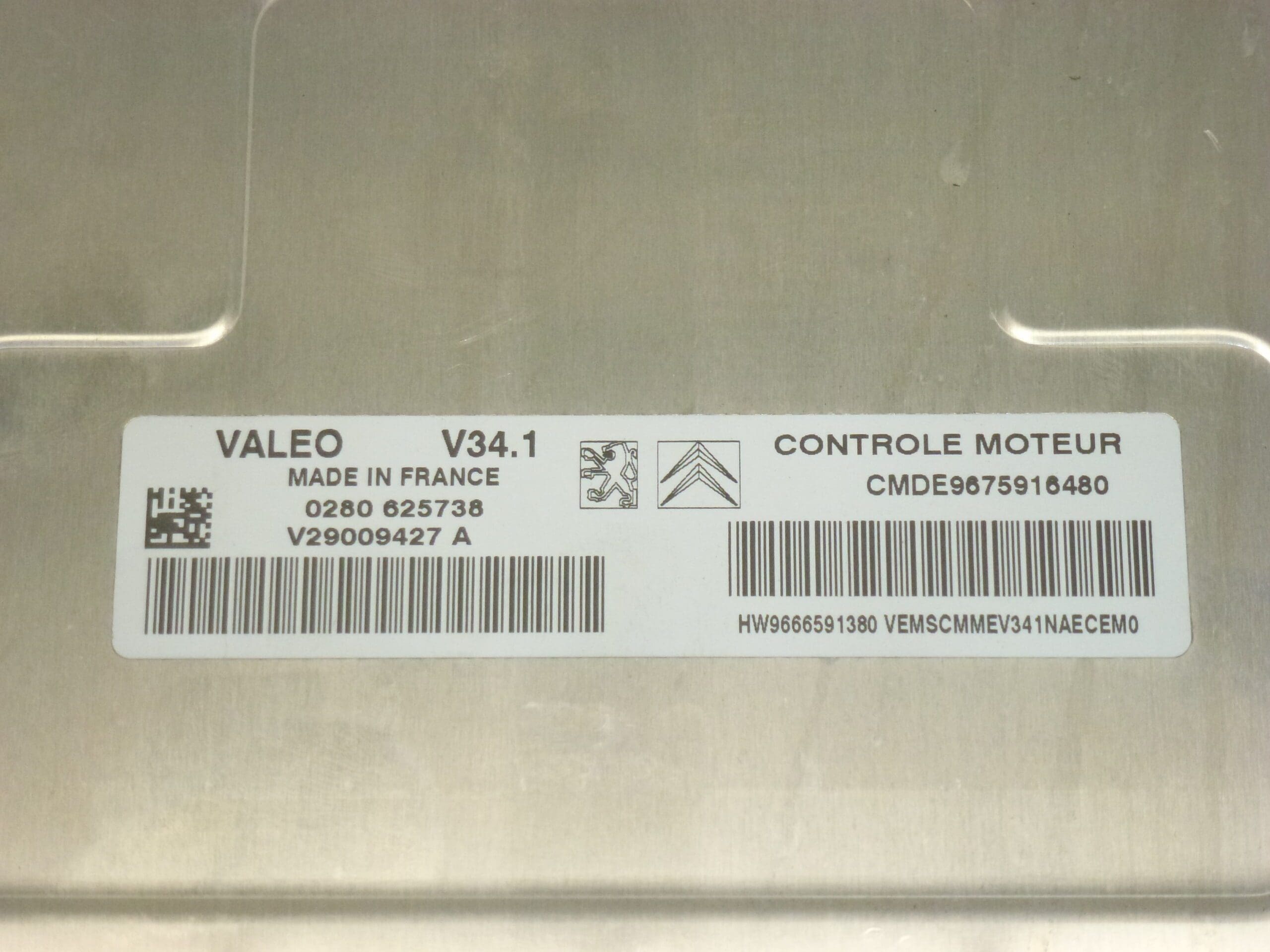 ECU Valeo V34.1 für Citroën Peugeot 9666591380 1943XS – Bild 2