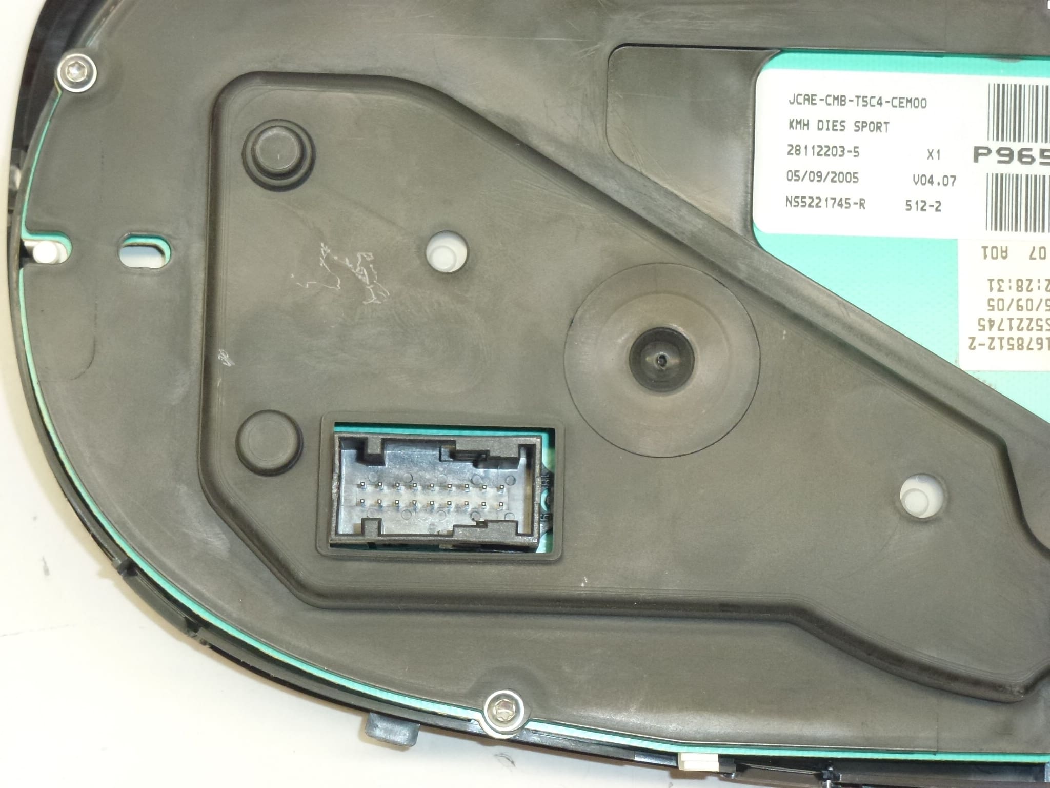 Drehzahlmesser Peugeot 307 II 221000 km 9655925880 6106R8 6103K5 – Bild 2