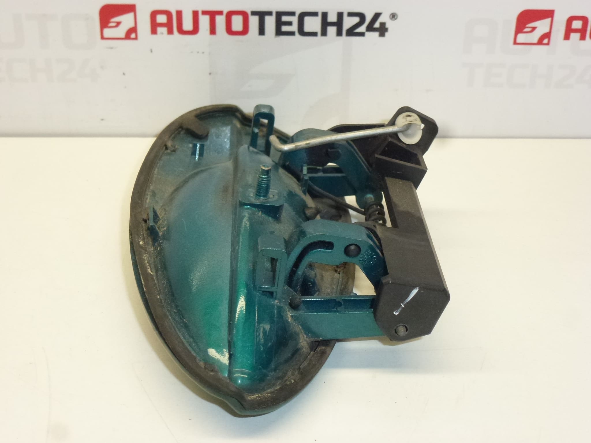 Türgriff Links Hinten für Citroën C5 I und II 9631831077 9101S7 Grün – Bild 2