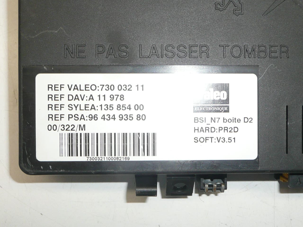 Valeo BSI_N7 Steuergerät D2 für Citroën Xsara II 9643493480 73003111 – Bild 2