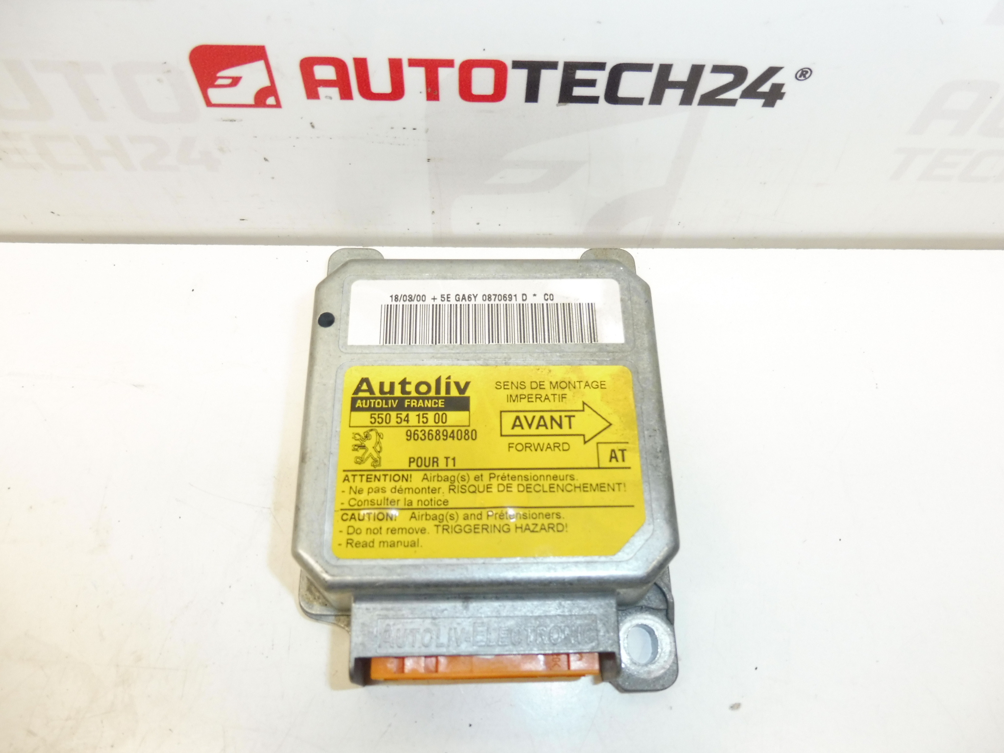 Peugeot 206 Airbageinheit 9636894080 6545GJ