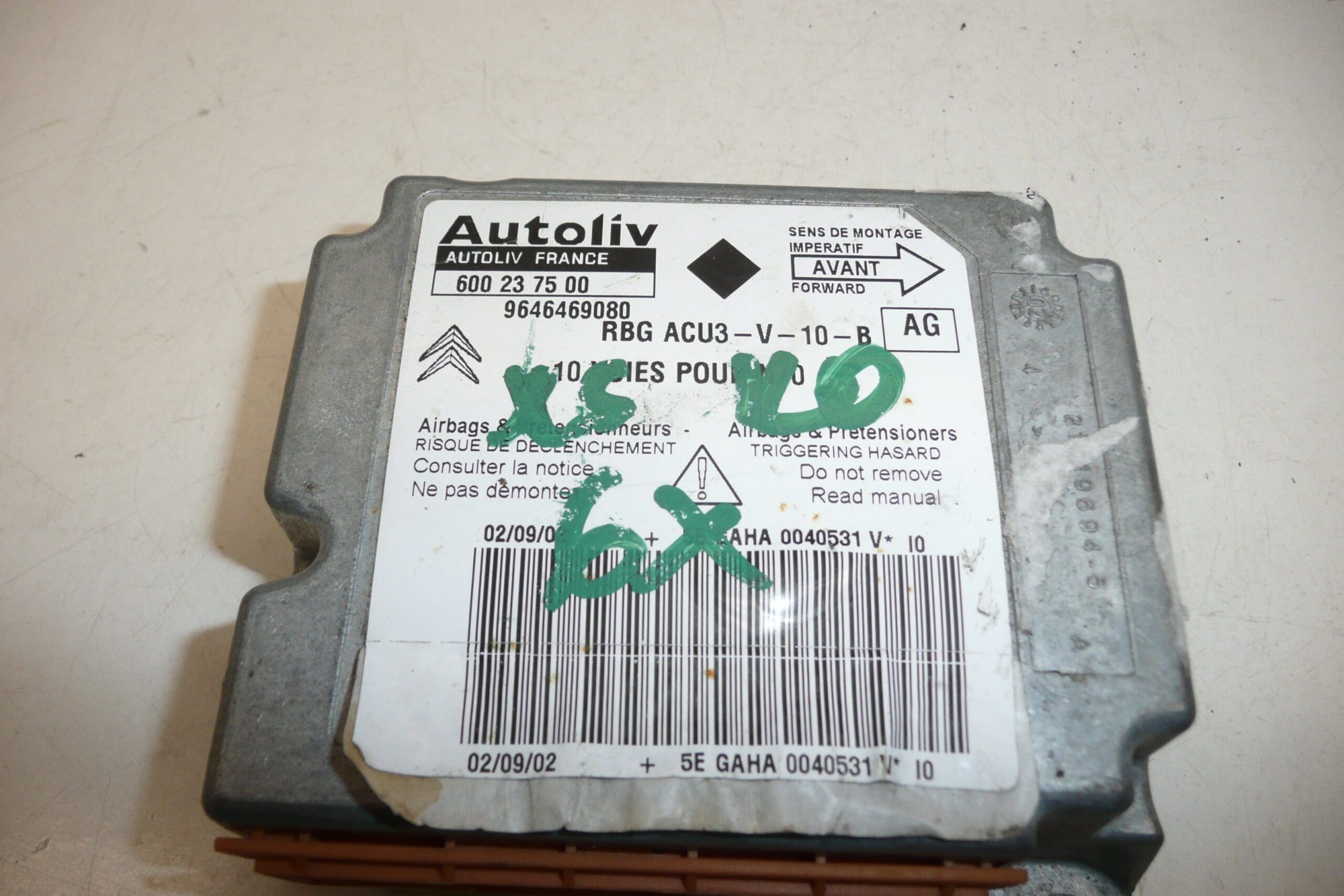 Airbageinheit Citroën Xsara II 9646469080