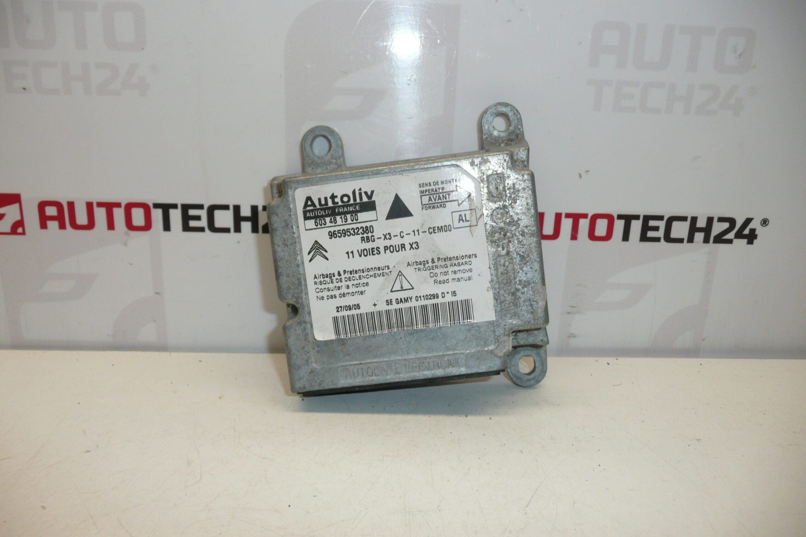 Citroën C5 II Airbageinheit nach einem Unfall