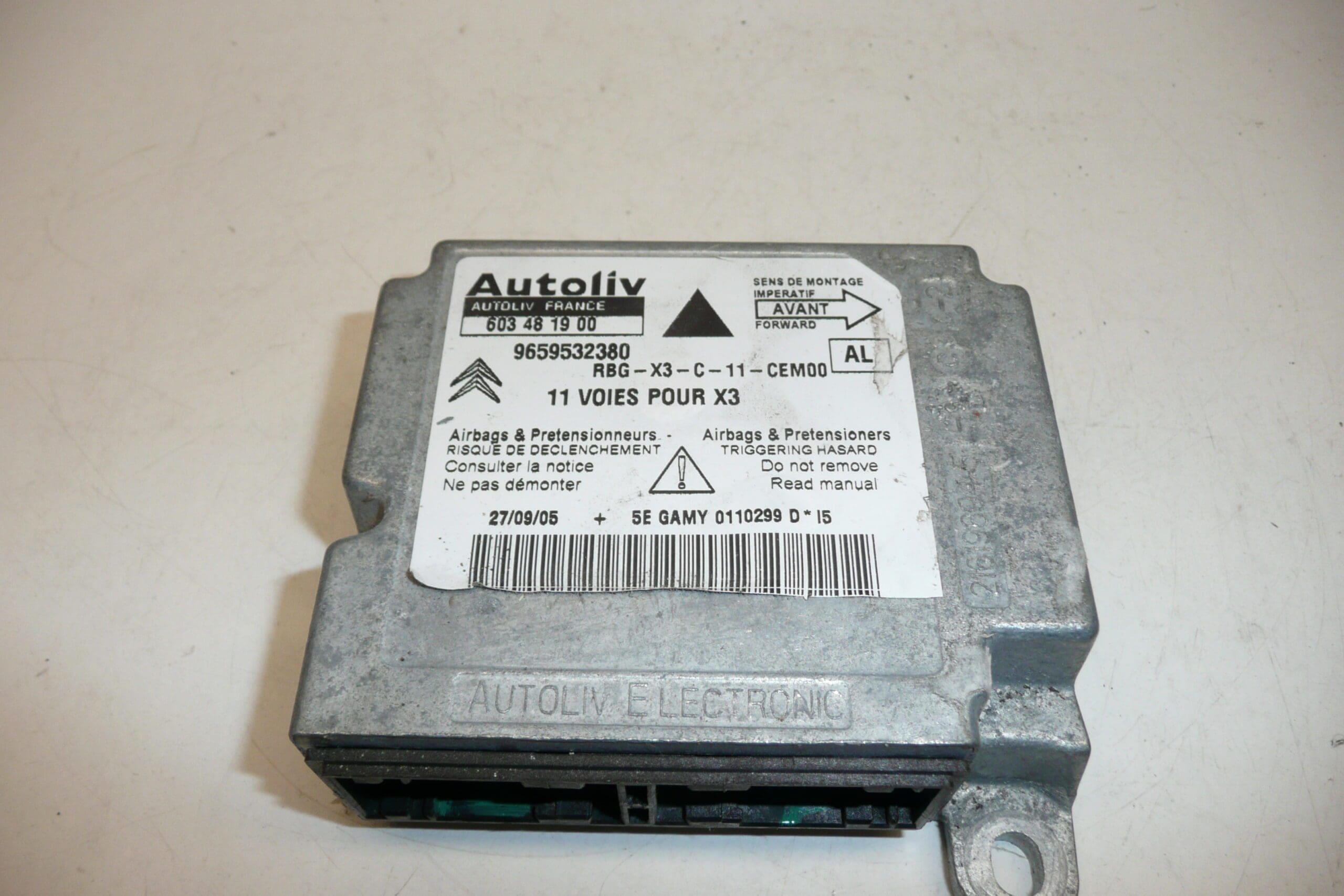 Citroën C5 II Airbageinheit nach einem Unfall