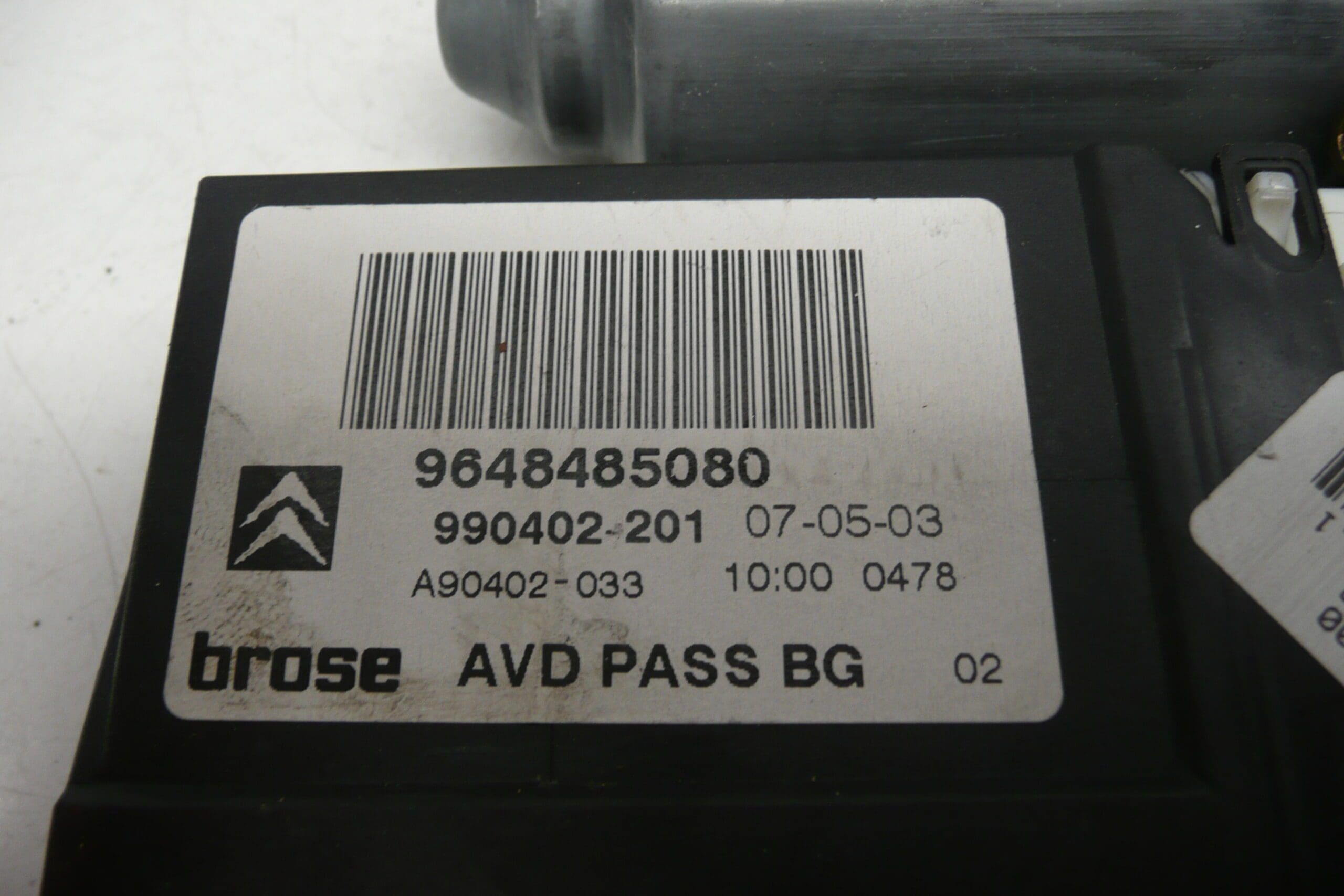 Citroën C5 Fensterhebermotor vorne rechts 9648485080