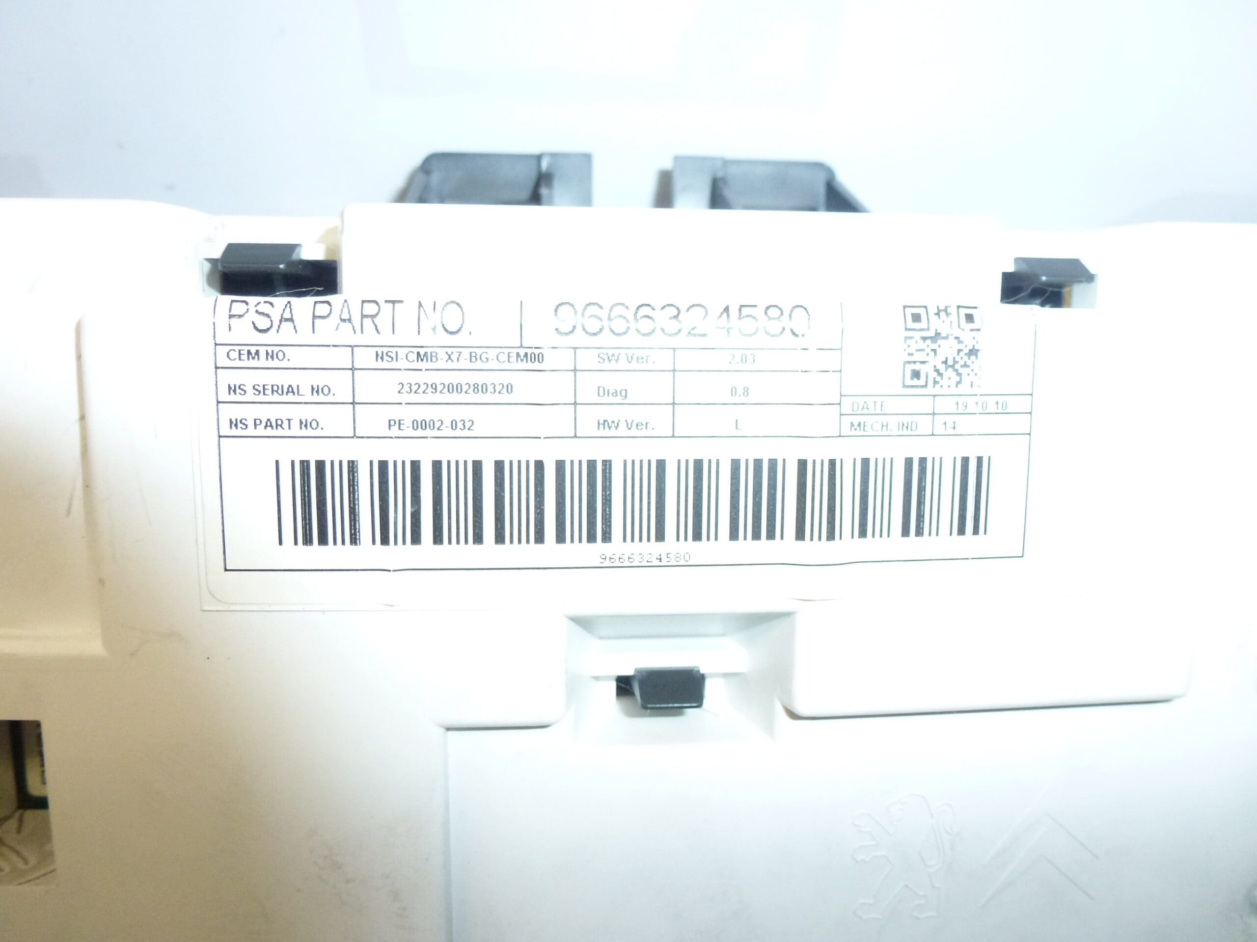 Tacho Citroën C5 X7 Laufleistung 158000km 9666324580 6103PC