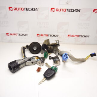 Satz mit 2 Schlüsseln und Schlössern Citroën Berlingo II 4162CF 4162CH