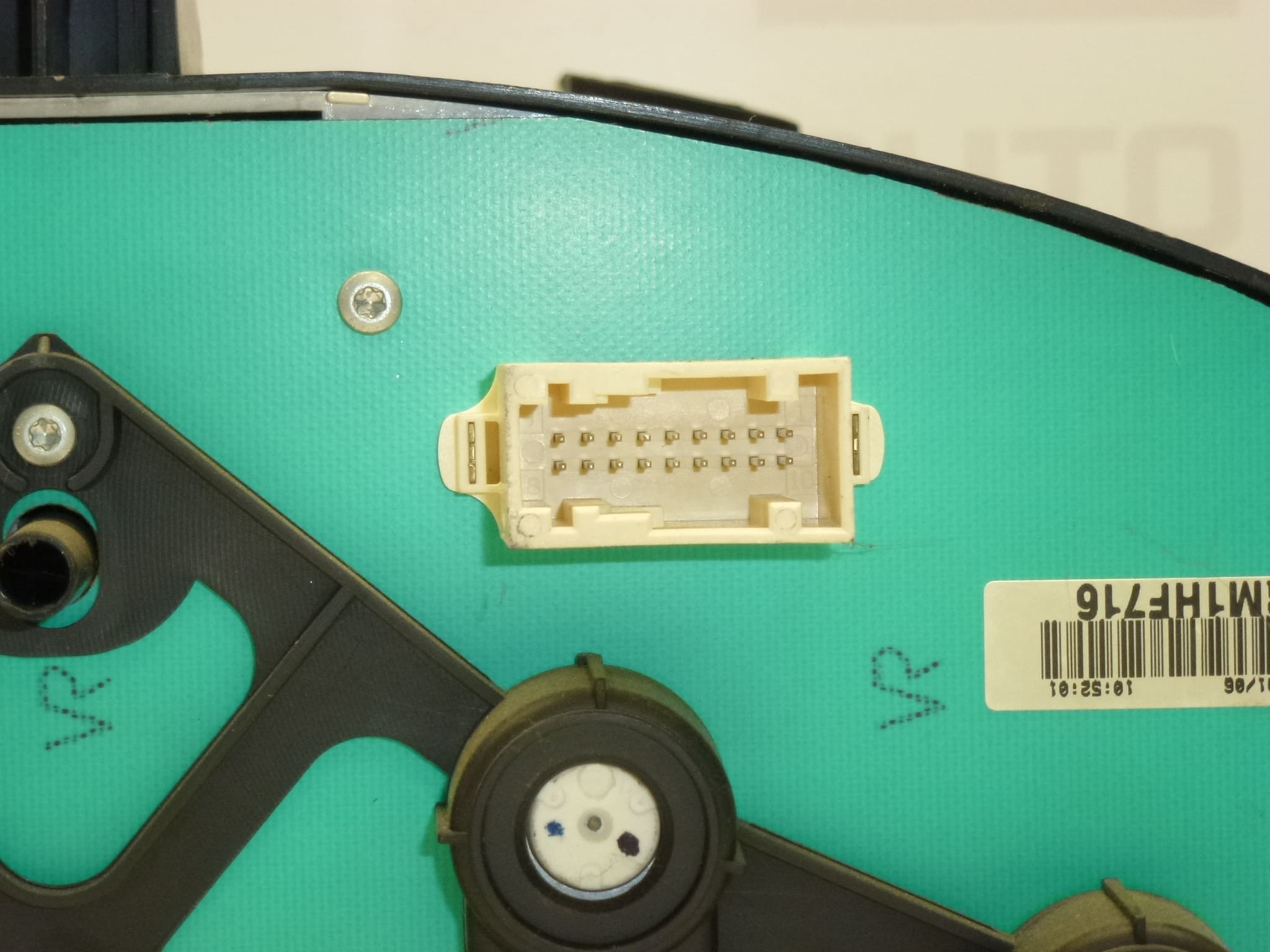 Tacho 176.000 km Peugeot 206 9656696280