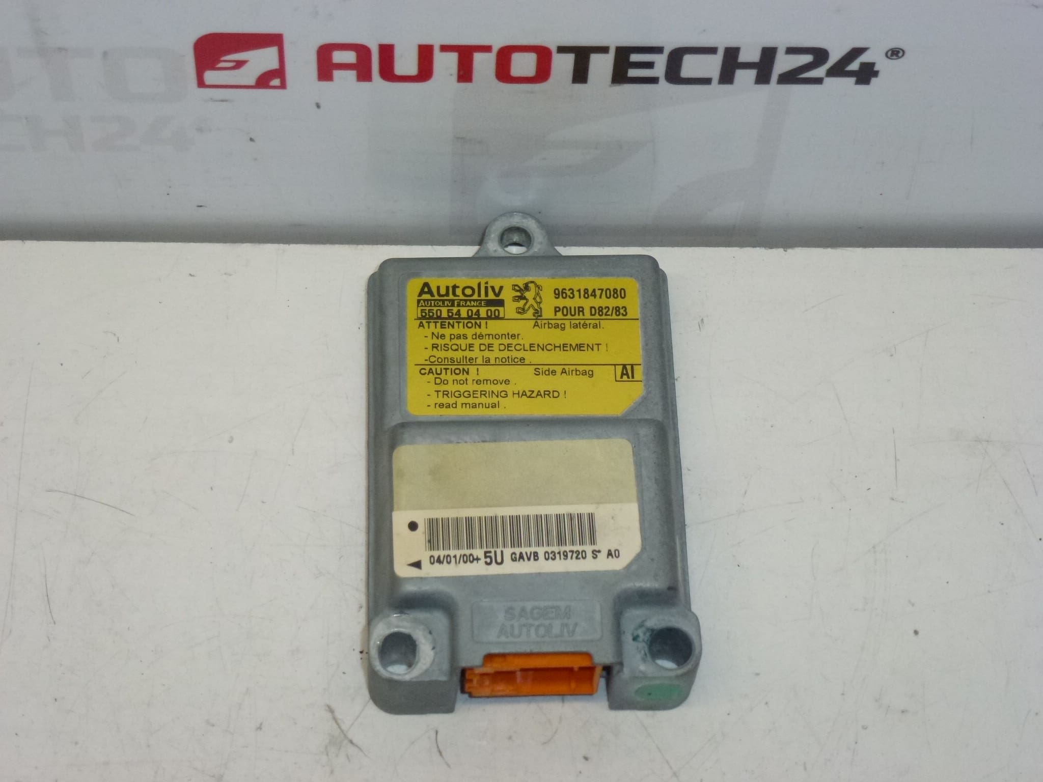 Citroën Peugeot Seitenairbageinheit 9631847080 550540400