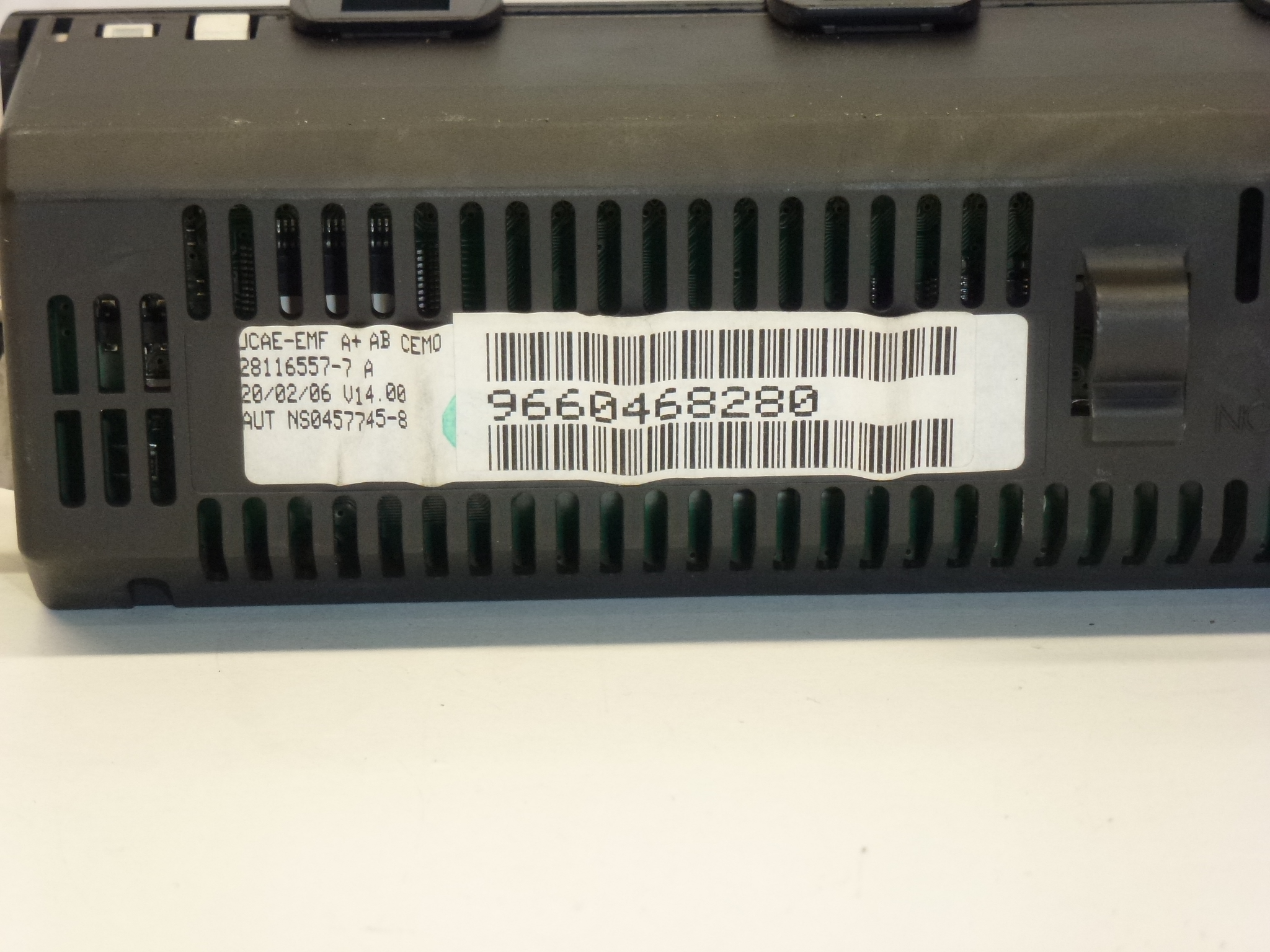 Display Citroën C5 Einzelklimaanlage 9660468280 6155FV