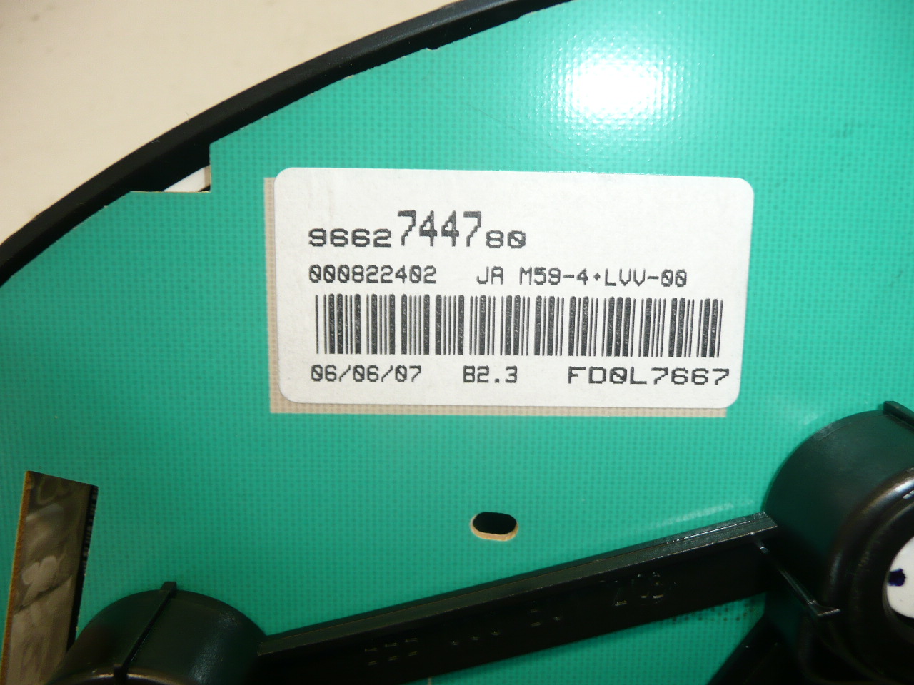 Tacho Tempomat Citroën Peugeot Laufleistung 240000 km 9662744780 6105X5