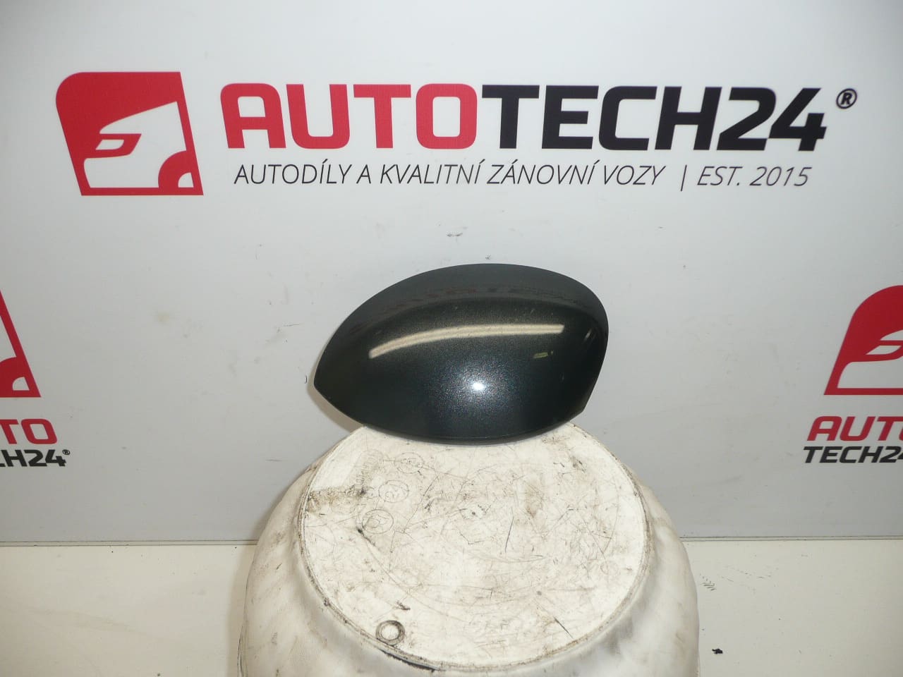 L Spiegelabdeckung Citroën Xsara Picasso grau met. EYPC