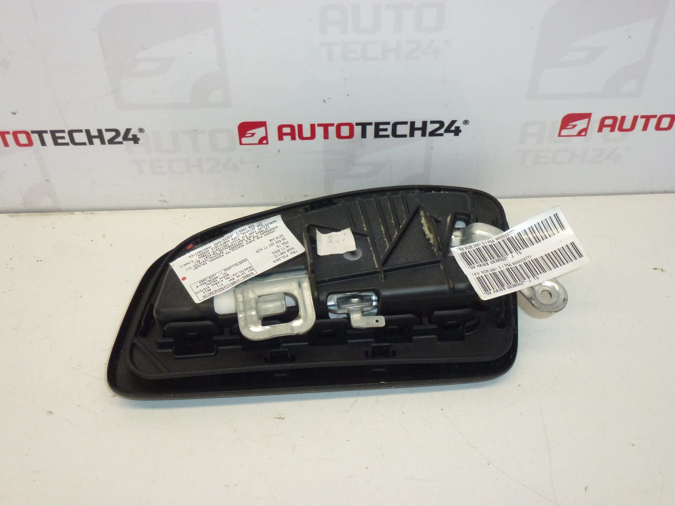 Sitzairbag links für Peugeot 307 – Teilenr. 9653003777 / 8216FT / 8216LR (gebraucht) – Bild 2