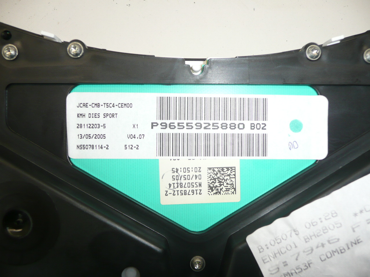 Tacho Peugeot 307 II Laufleistung 83 Tausend. km 6106R9