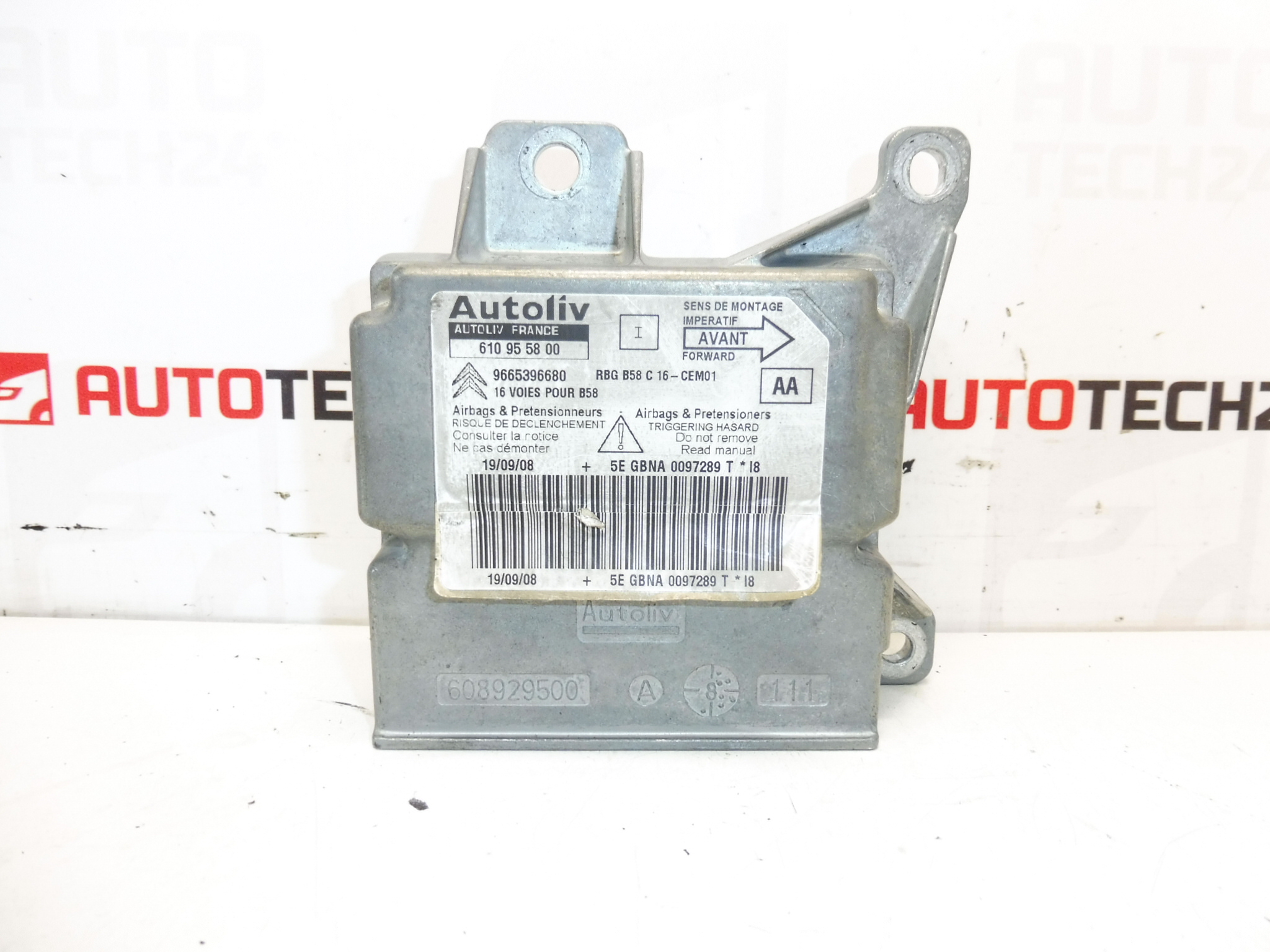 Airbagsteuergerät Citroën C4 Picasso 9665396680 610955800 6546H9