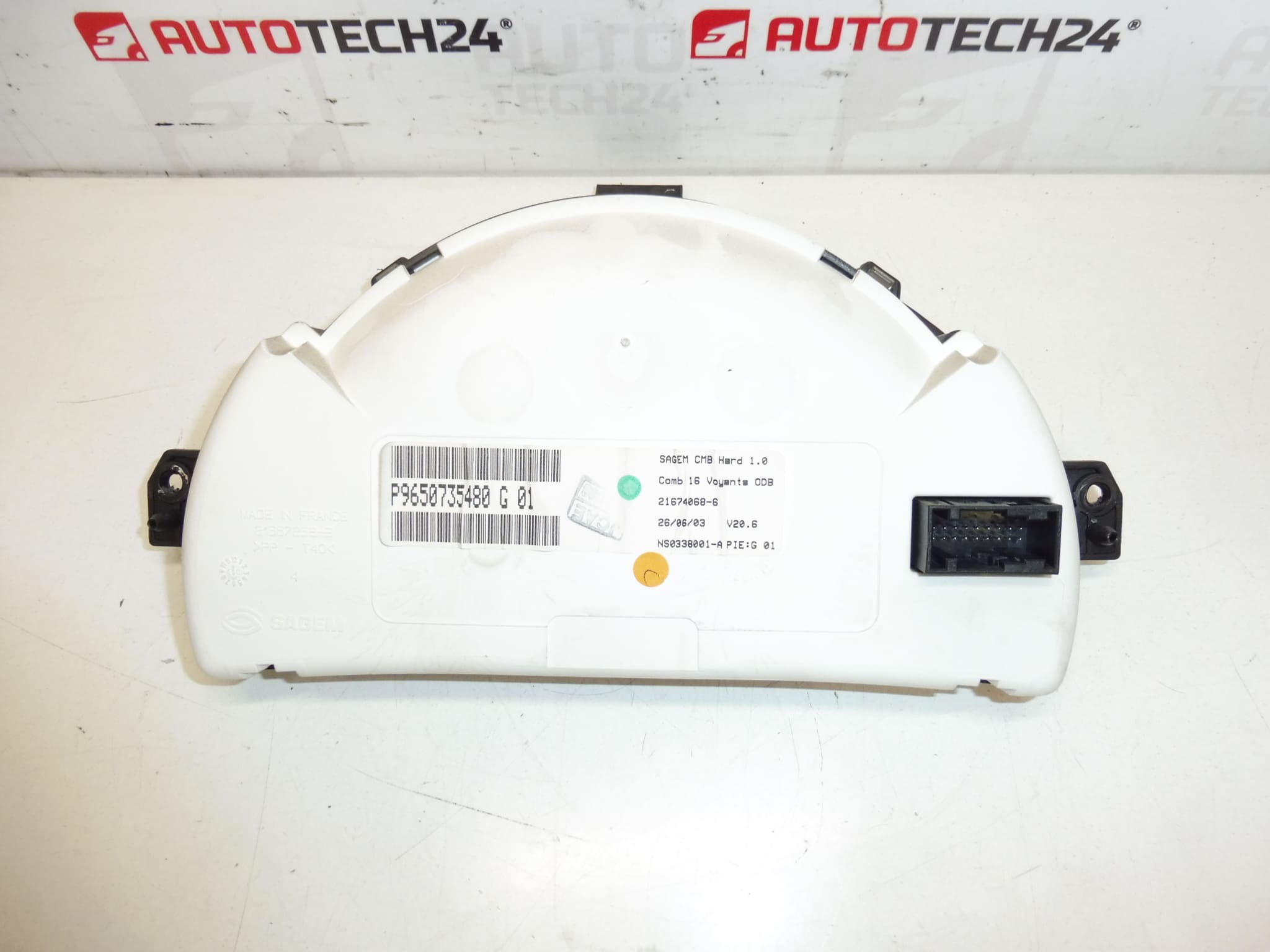 Drehzahlmesser Citroën C2 C3 Sensodrive 145000 km 9650735480 – Bild 2