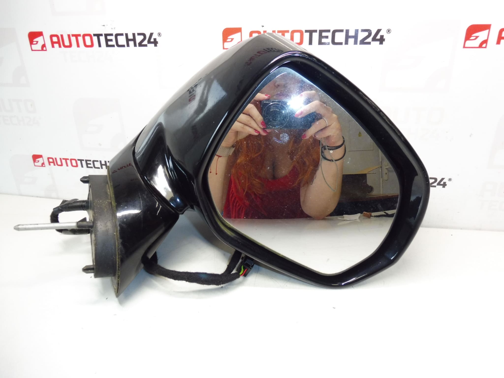 Rechter Chrom-Außenspiegel Citroën C3 Picasso 1609347580 – Bild 2