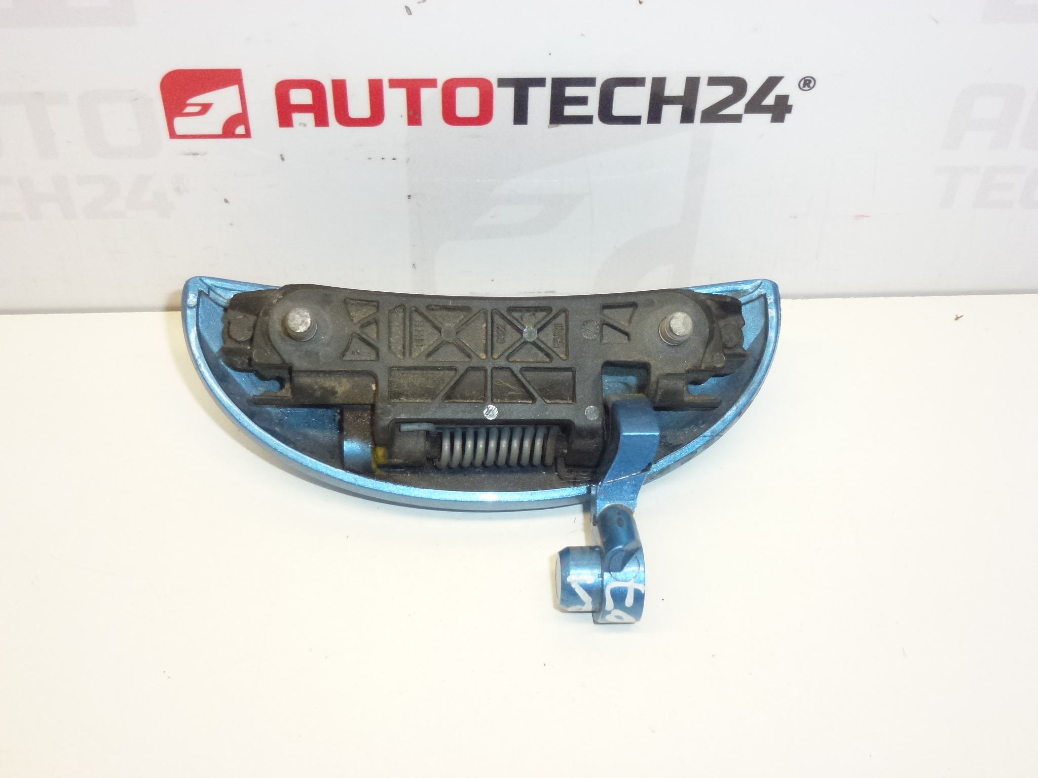 Türgriff hinten links Citroën C1 Peugeot 107 blaumetallic 9101AQ