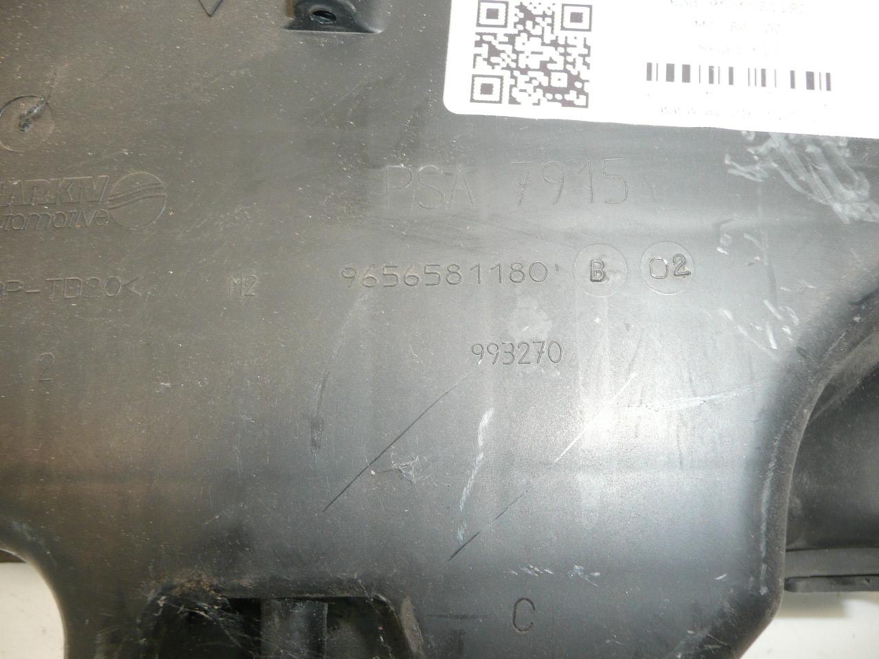 Filterkasten Citroën Peugeot 1.6 HDI 9656581180