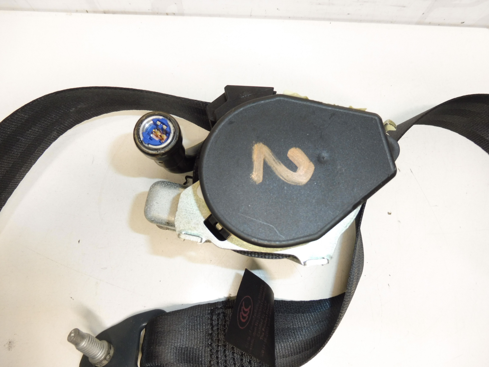 Rechter Pyrogurt Sicherheitsgurt Peugeot 207 96869044XX 8975JY