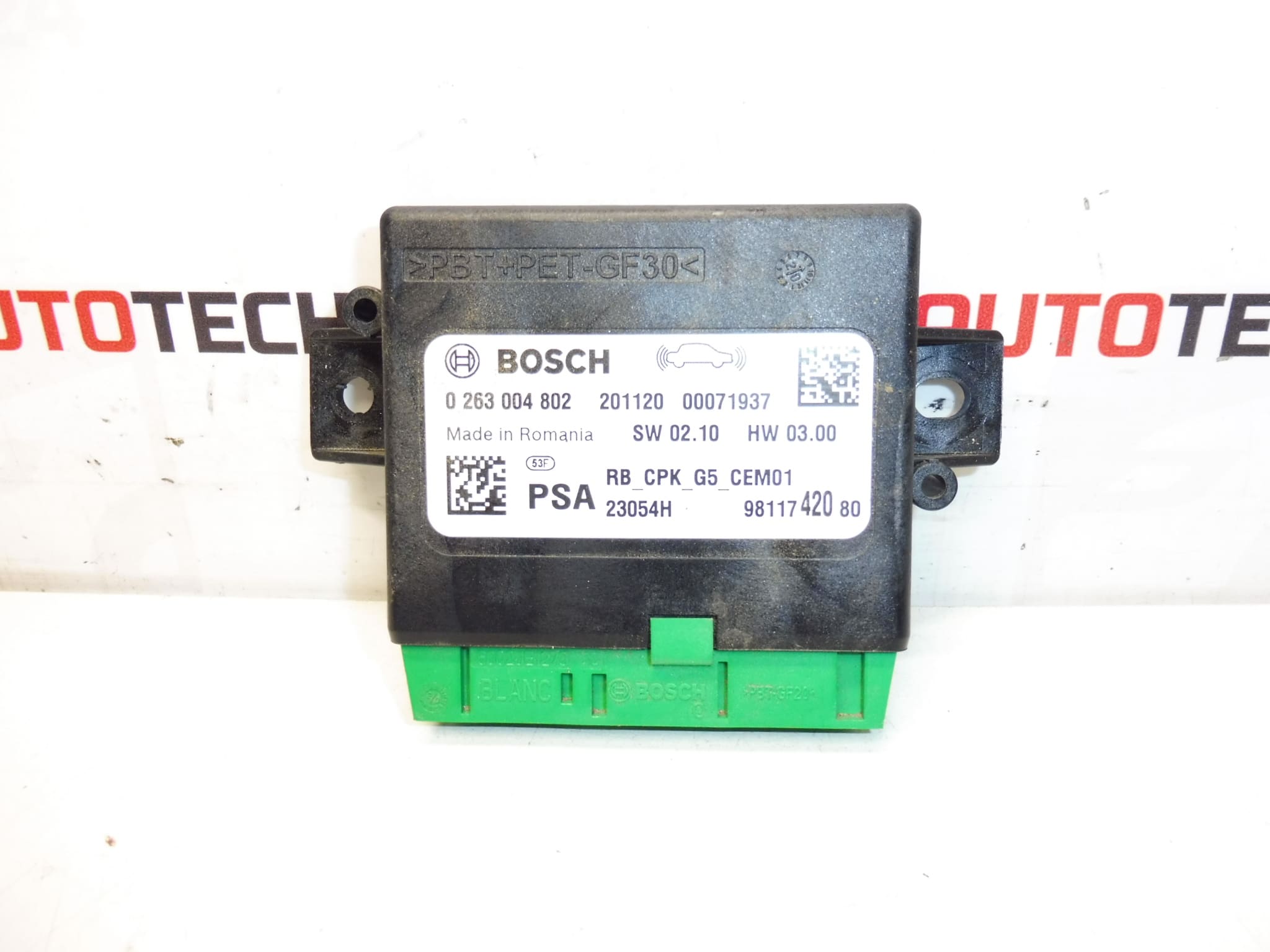 Steuergerät PDC Bosch Peugeot 308 T9 0263004802 9811742080 1613711480