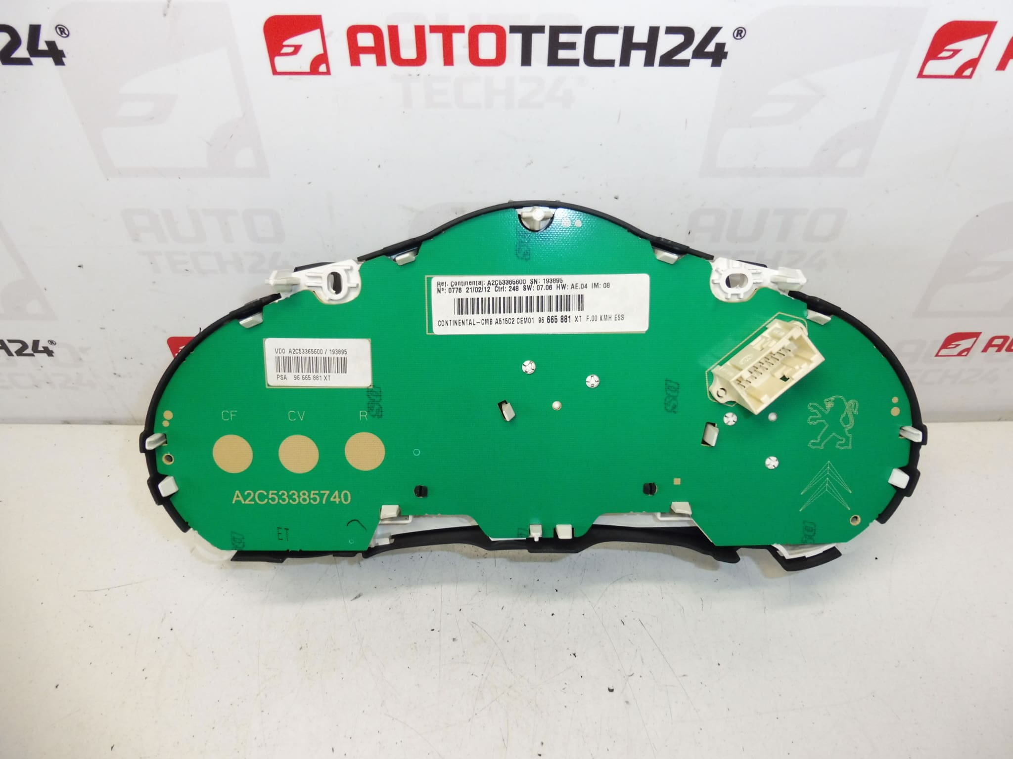 Tachometer Citroën C3 II A51 220000 km 96665881XT 6103GG – Bild 2