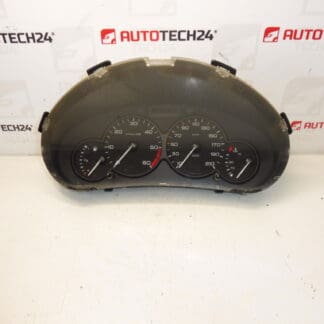 Tachometer 176.000 km Peugeot 206 9648836380 6104TX