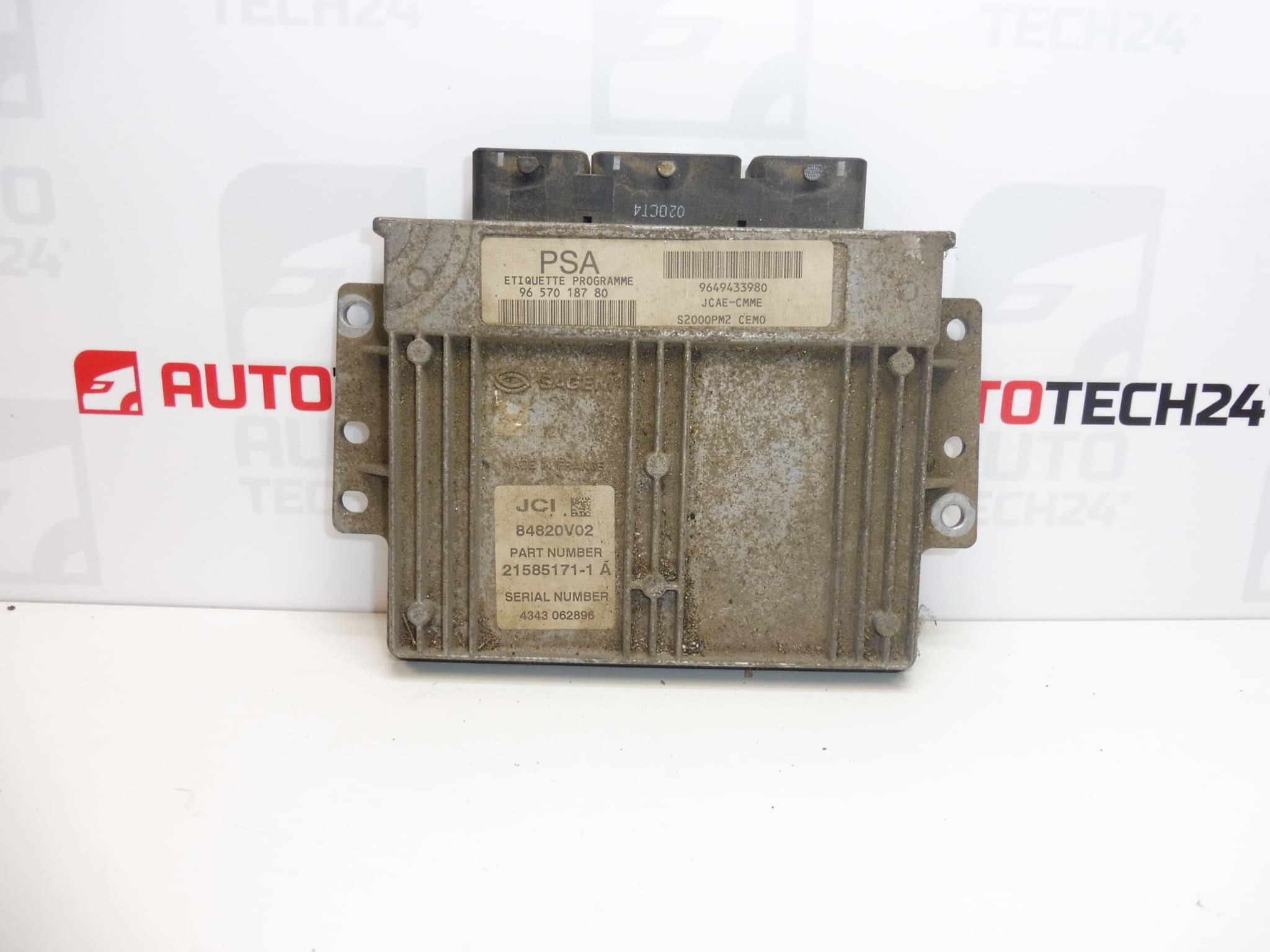 Motorsteuergerät Sagem S2000PM2 Citroën Peugeot 9657018780 9649433980